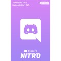 Discord Nitro - Trial Subscription Gift [3 Meseca]